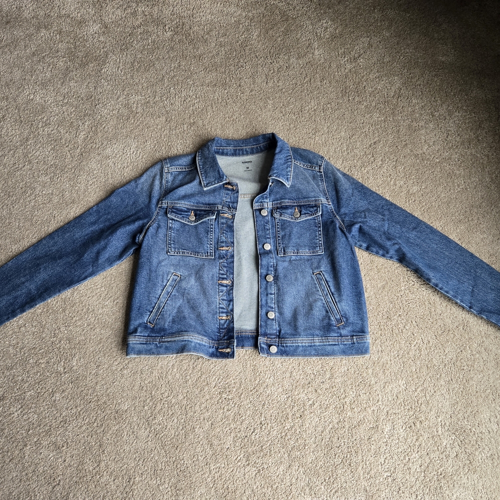 Sonoma Cropped Jean Jacket - New